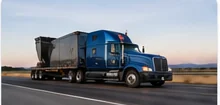 Commercial truck and trailer configuration